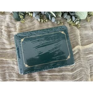 New Creative Memories Small Scrapbook 8" x 6" Gold Foil Expandable‎